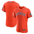 Men's Houston Astros Orange Alternate Sponsor Patch Jersey