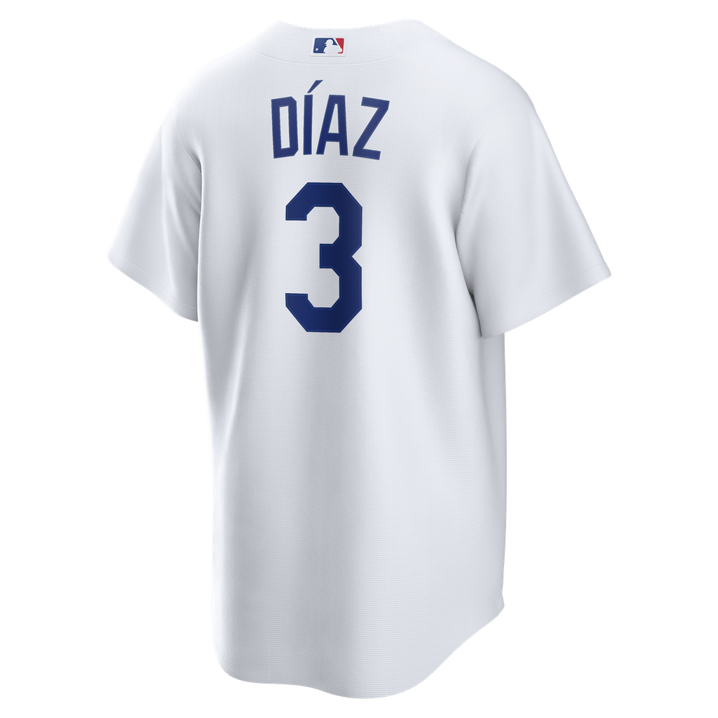 Men's Los Angeles Dodgers Edwin Díaz White Home Replica Jersey