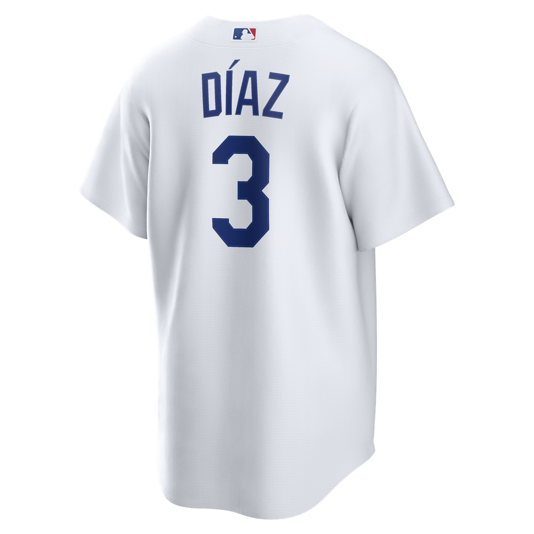 Men's Los Angeles Dodgers Edwin Díaz White Home Replica Jersey