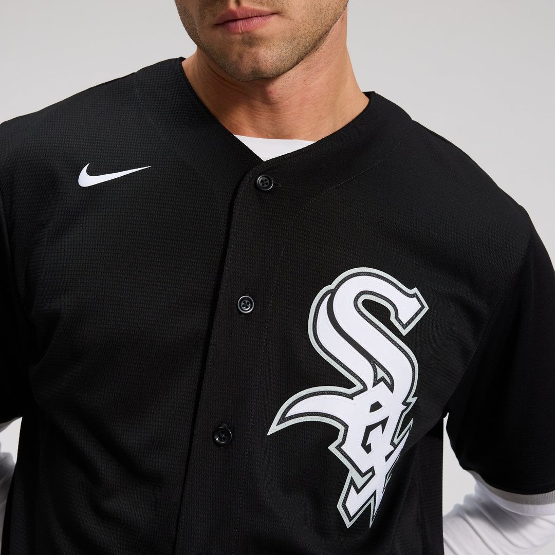 Men's Chicago White Sox White Home Replica Team Jersey