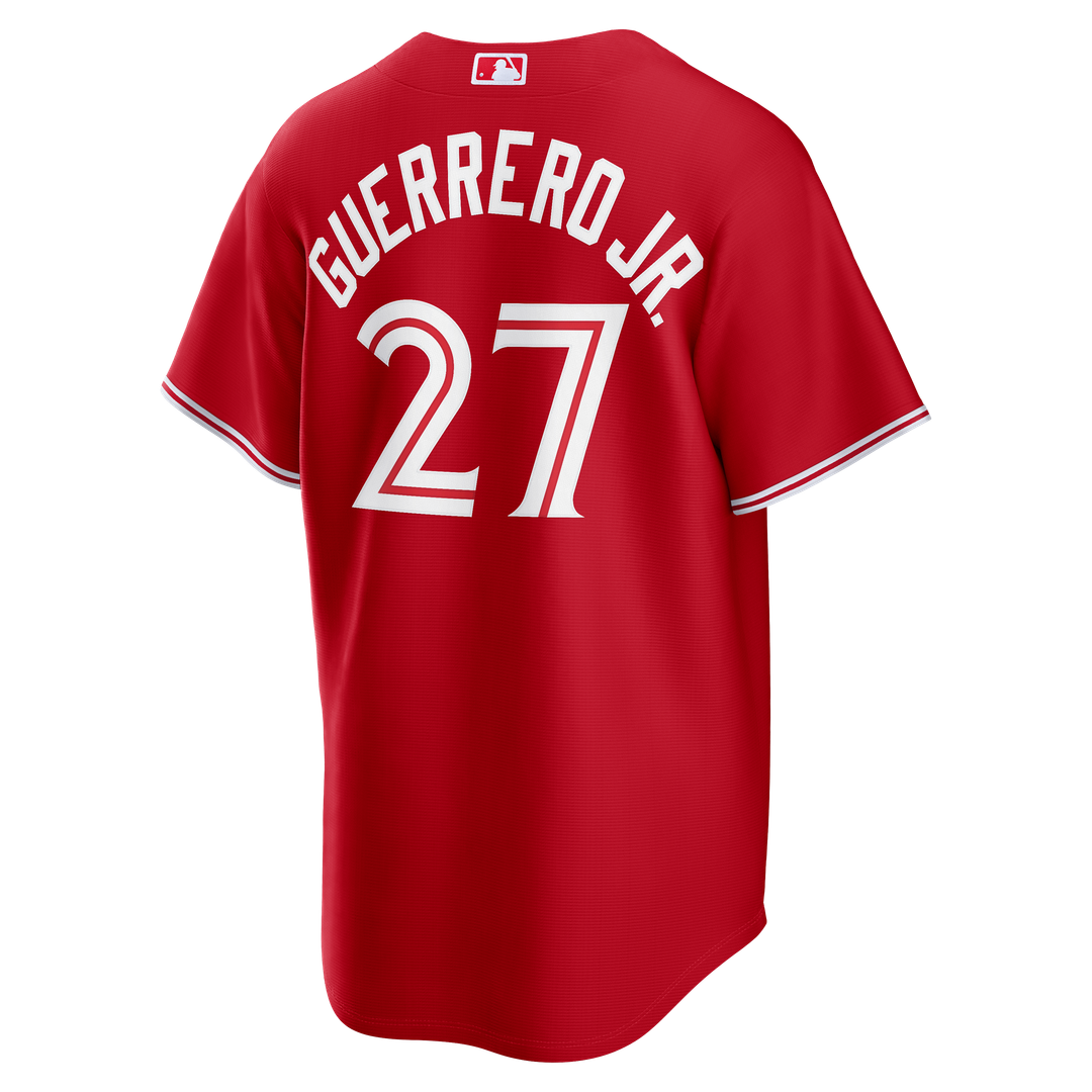 Men's Toronto Blue Jays Vladimir Guerrero Jr. Red Canada Day Replica Jersey