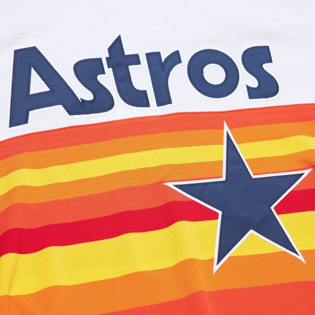 Men's Houston Astros Lance Berkman White 2004 Throwback Jersey
