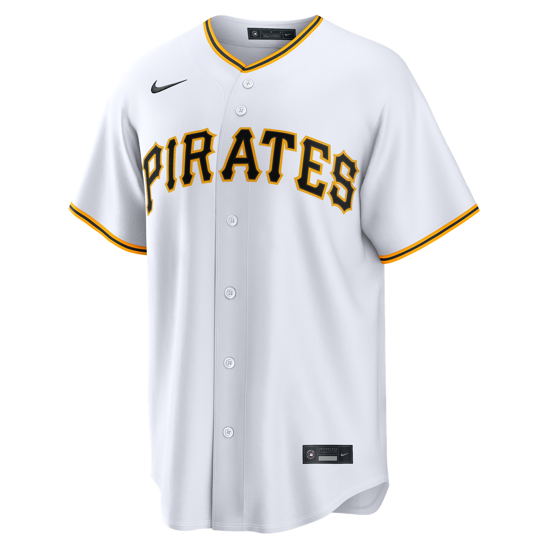 Men's Pittsburgh Pirates Camilo Doval White Home Replica Jersey