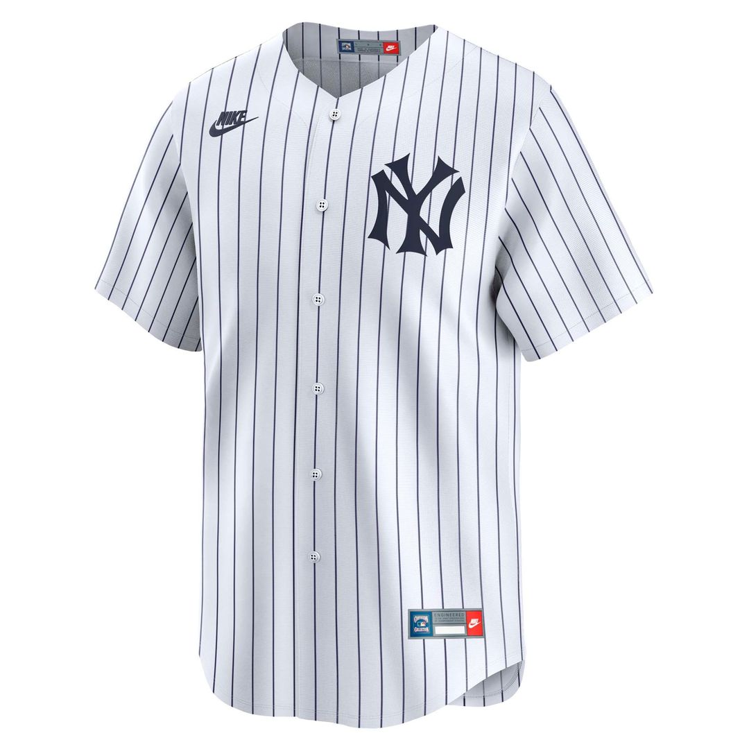 Men's New York Yankees Mickey Mantle White Throwback Jersey