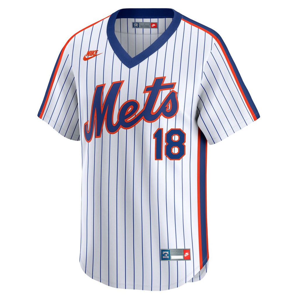 Men's New York Mets Darryl Strawberry White Throwback Jersey