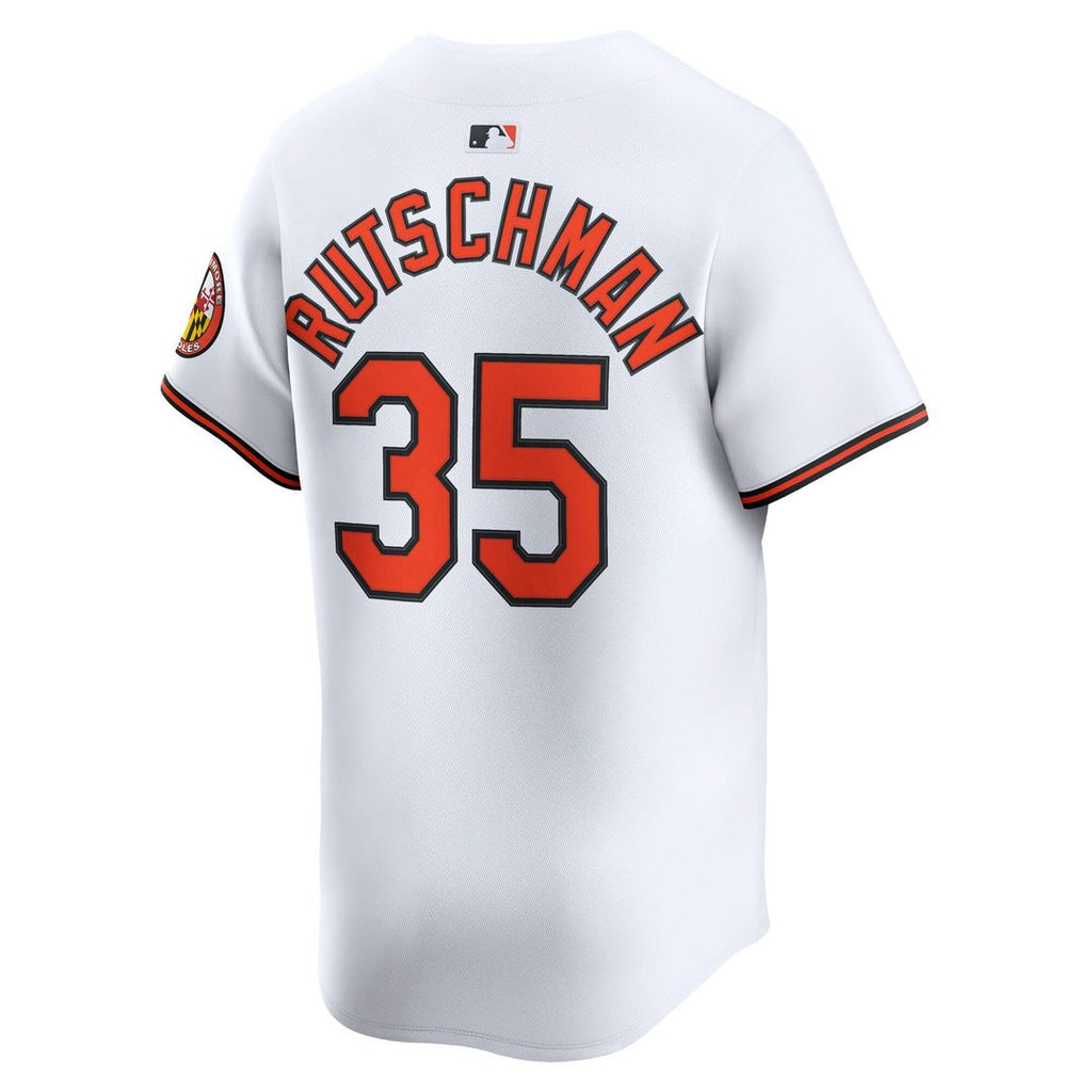 Men's Baltimore Orioles Adley Rutschman White Home Player Jersey