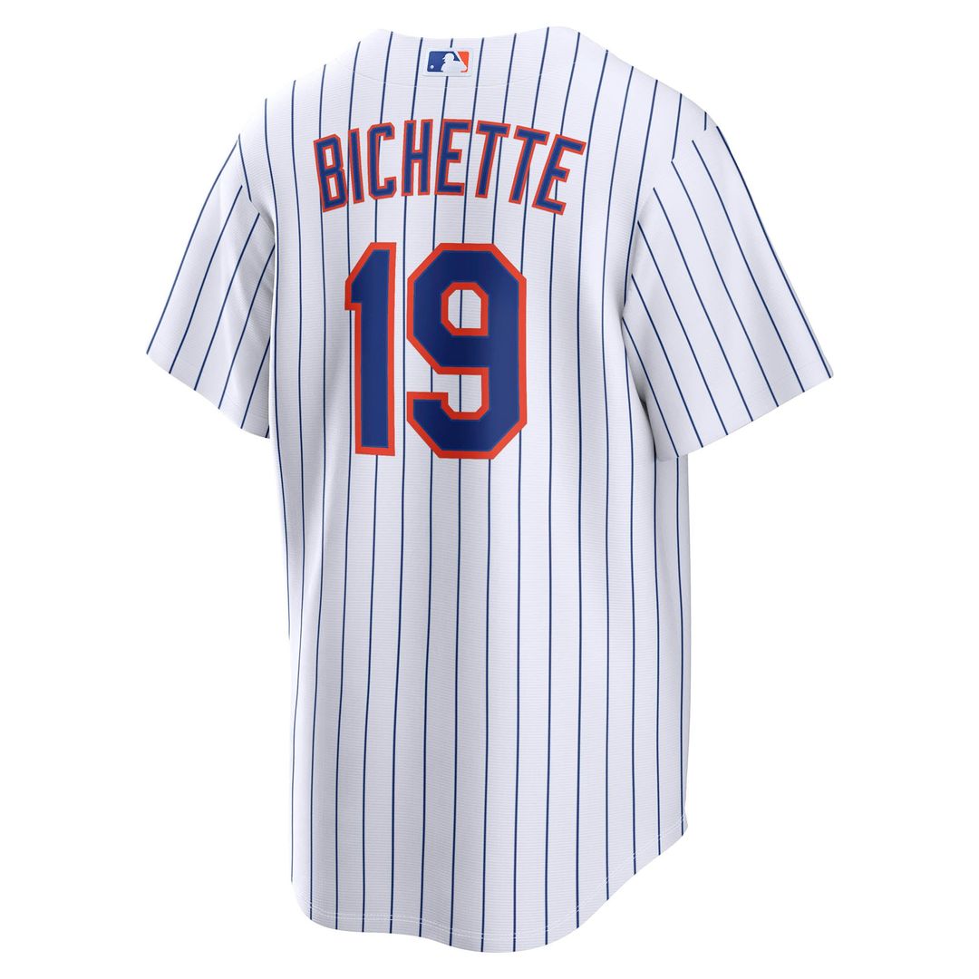 Men's New York Mets Bo Bichette White Home Replica Jersey