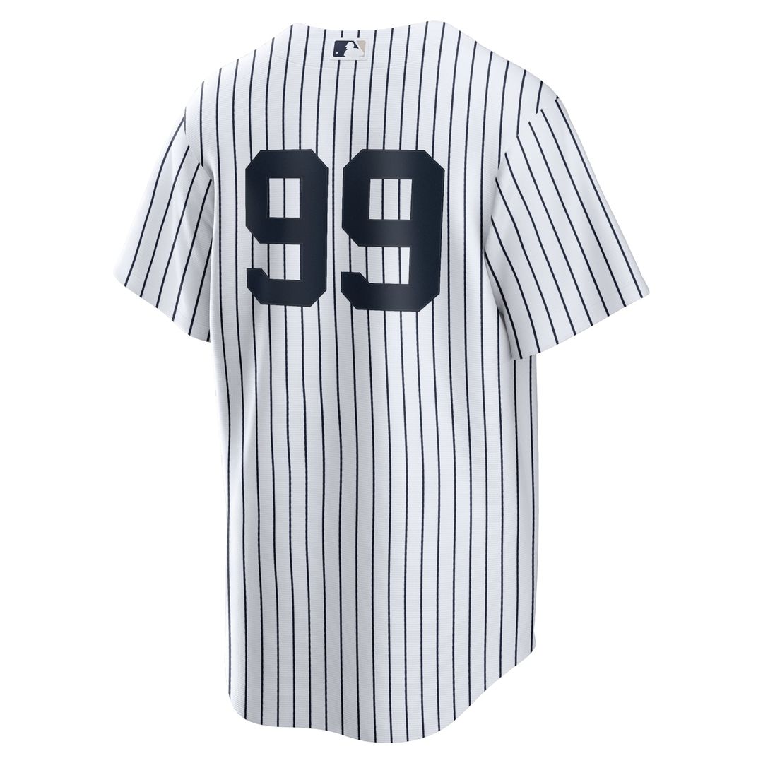 Men's New York Yankees Aaron Judge White Home Replica Jersey