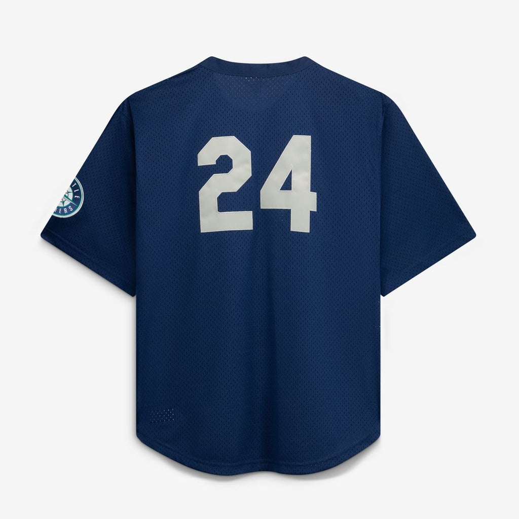 Men's Seattle Mariners Navy Big & Tall Mesh Batting Practice Jersey