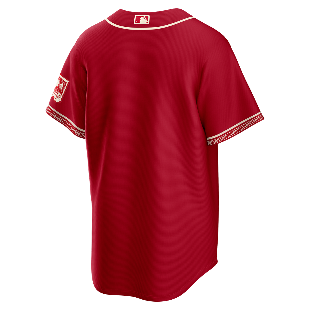 Men's Texas Rangers Red 2026 City Connect Stadium Jersey