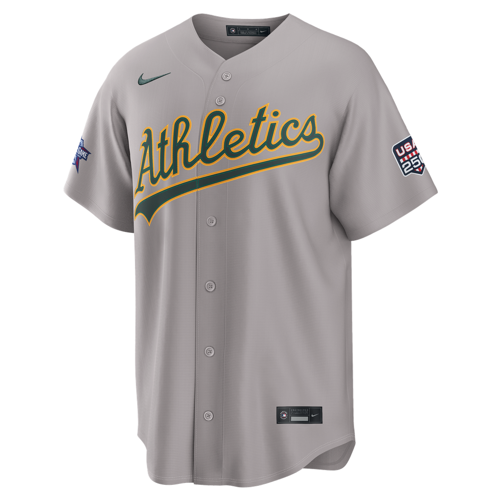 2026 All-Star Men's Athletics Shea Langeliers Gray Replica Jersey