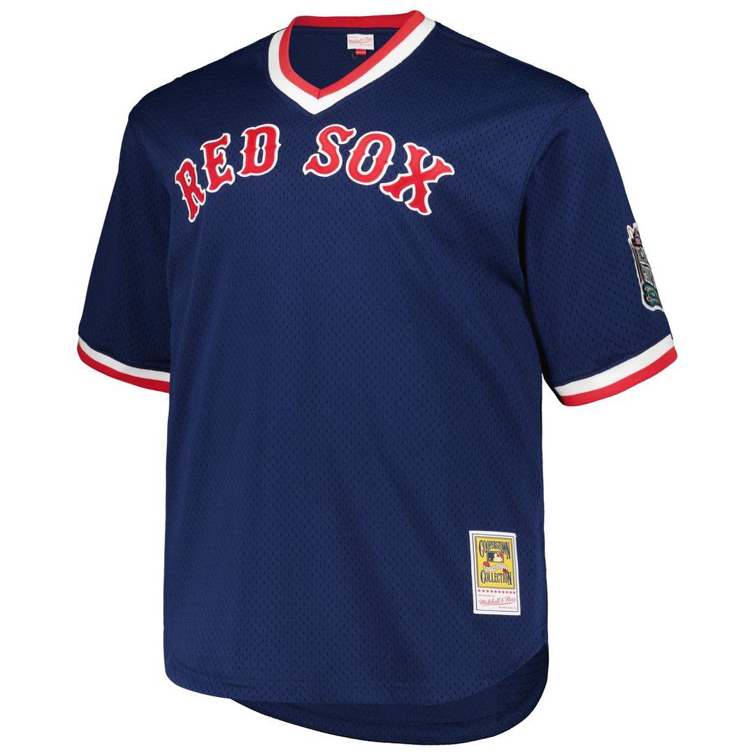 Men's Boston Red Sox Pedro Martinez Navy 1999 Mesh Pullover Jersey