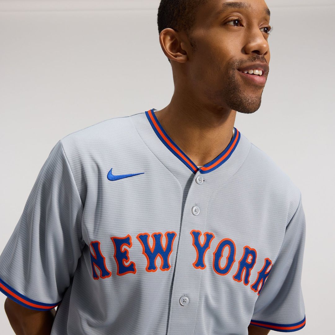 Men's New York Mets Juan Soto Gray Road Replica Jersey