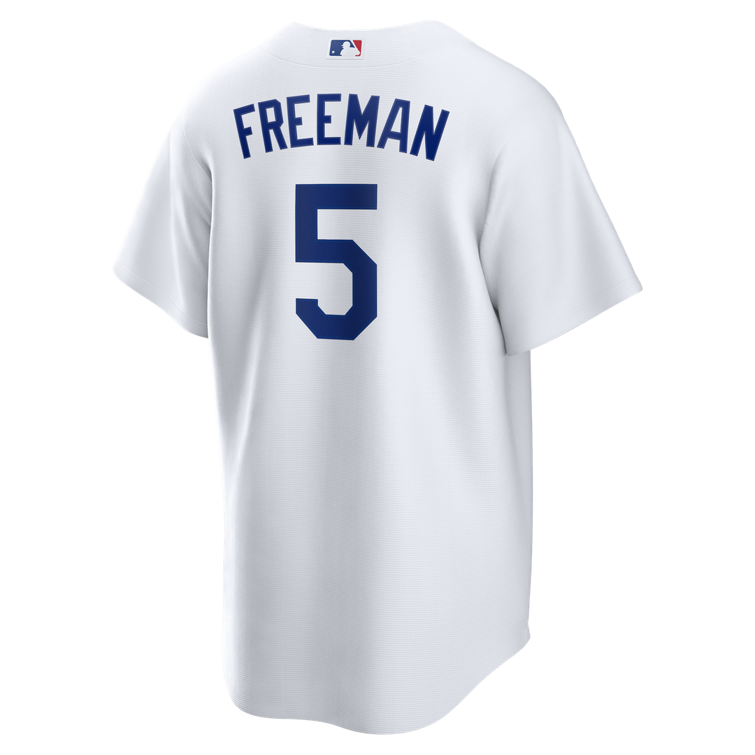 Men's Los Angeles Dodgers Freddie Freeman White Home Replica Jersey