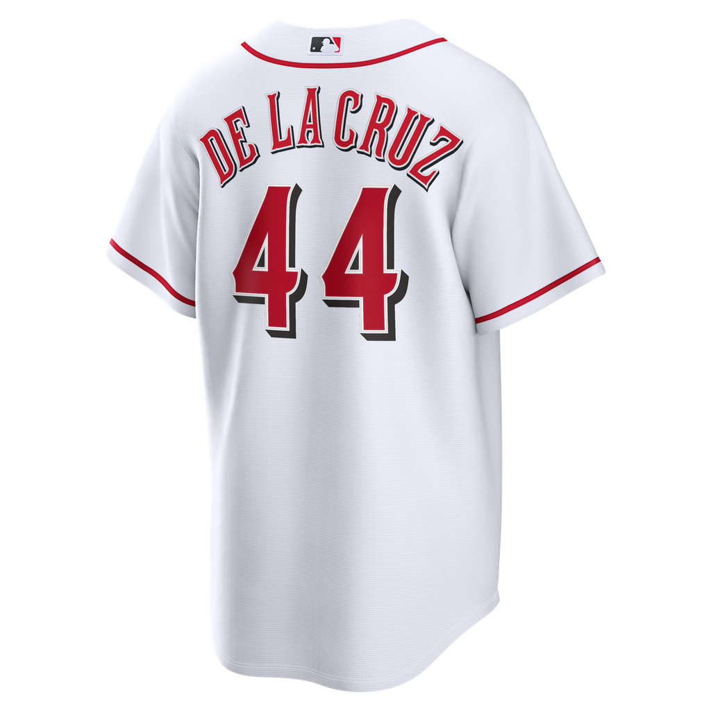 Men's Cincinnati Reds Elly De La Cruz White Home Replica Jersey