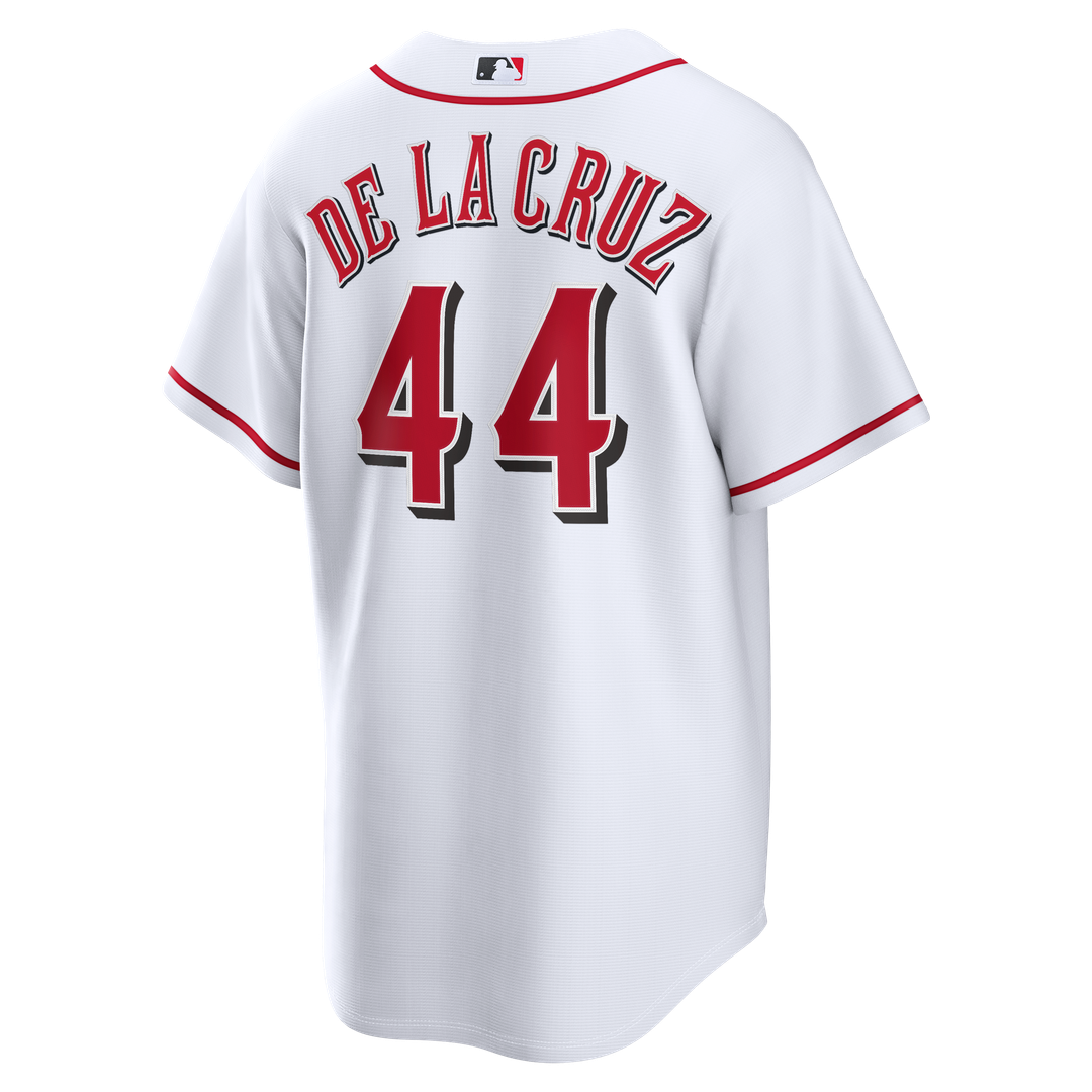 Men's Cincinnati Reds Elly De La Cruz White Home Replica Jersey
