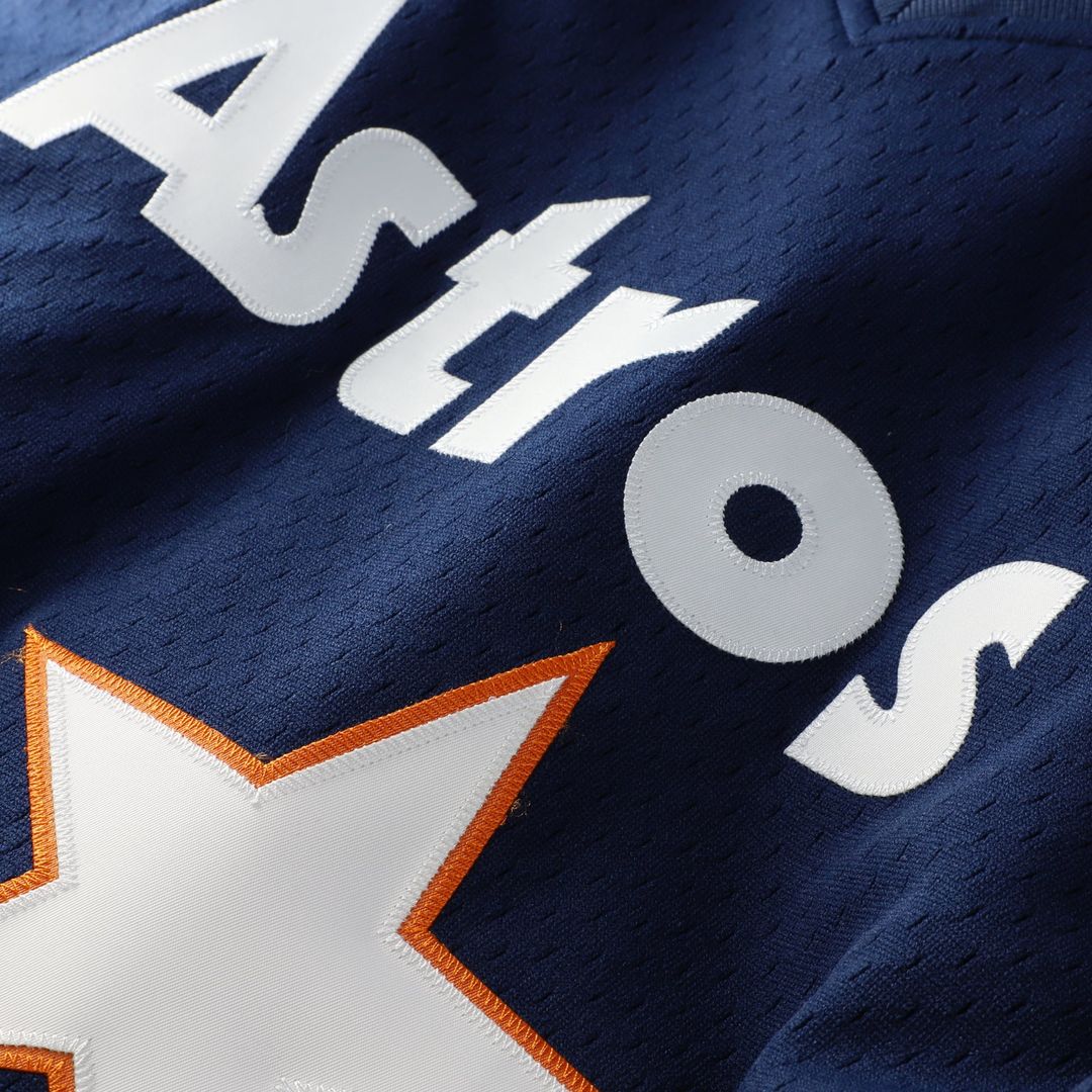 Men's Houston Astros Jeff Bagwell Navy Batting Practice Jersey