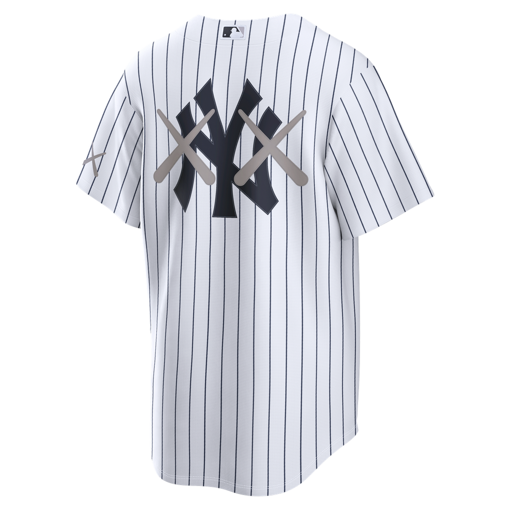 Men's New York Yankees x KAWS White Stadium Jersey