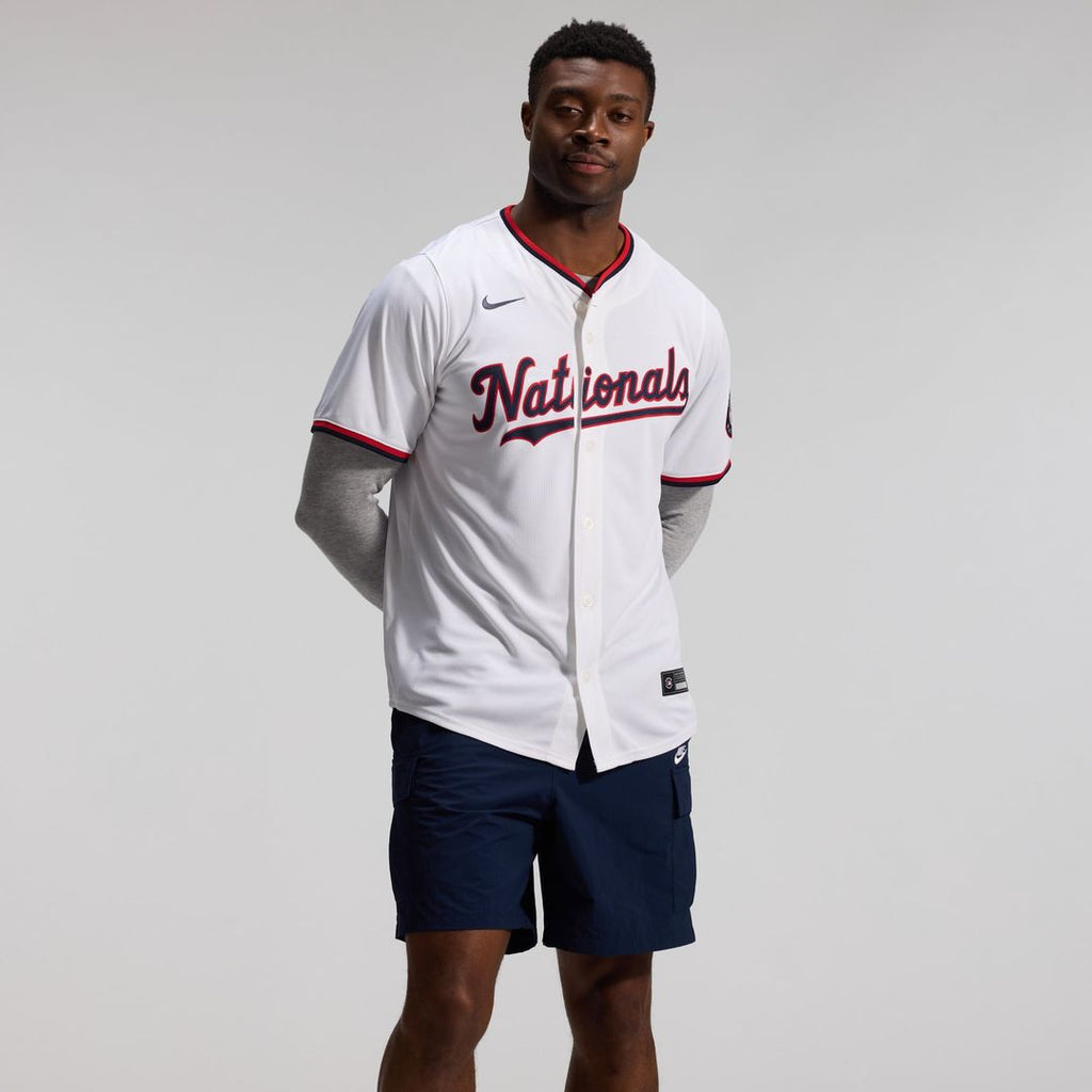 Men's Washington Nationals White Home Jersey