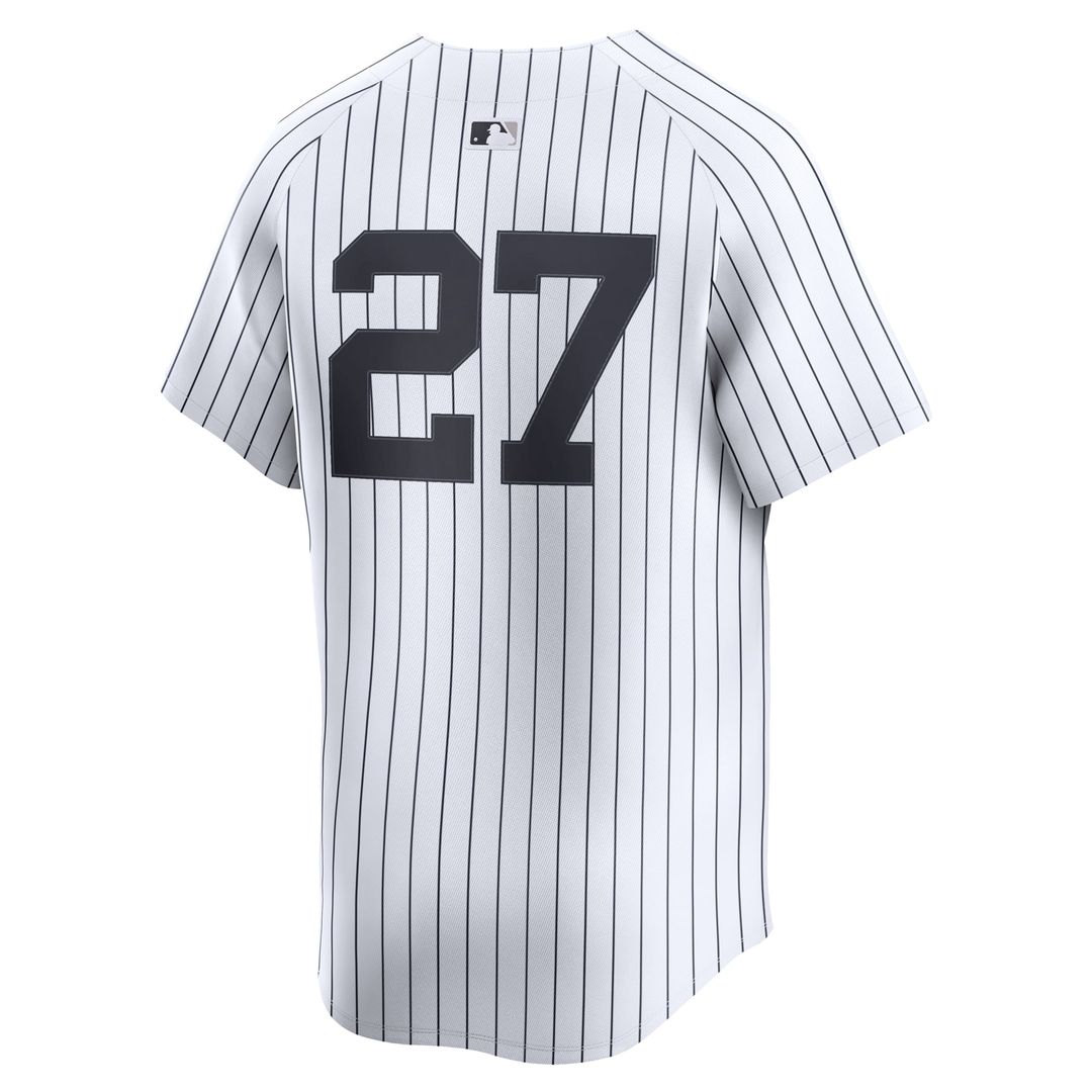 Men's New York Yankees Giancarlo Stanton White Home Player Jersey