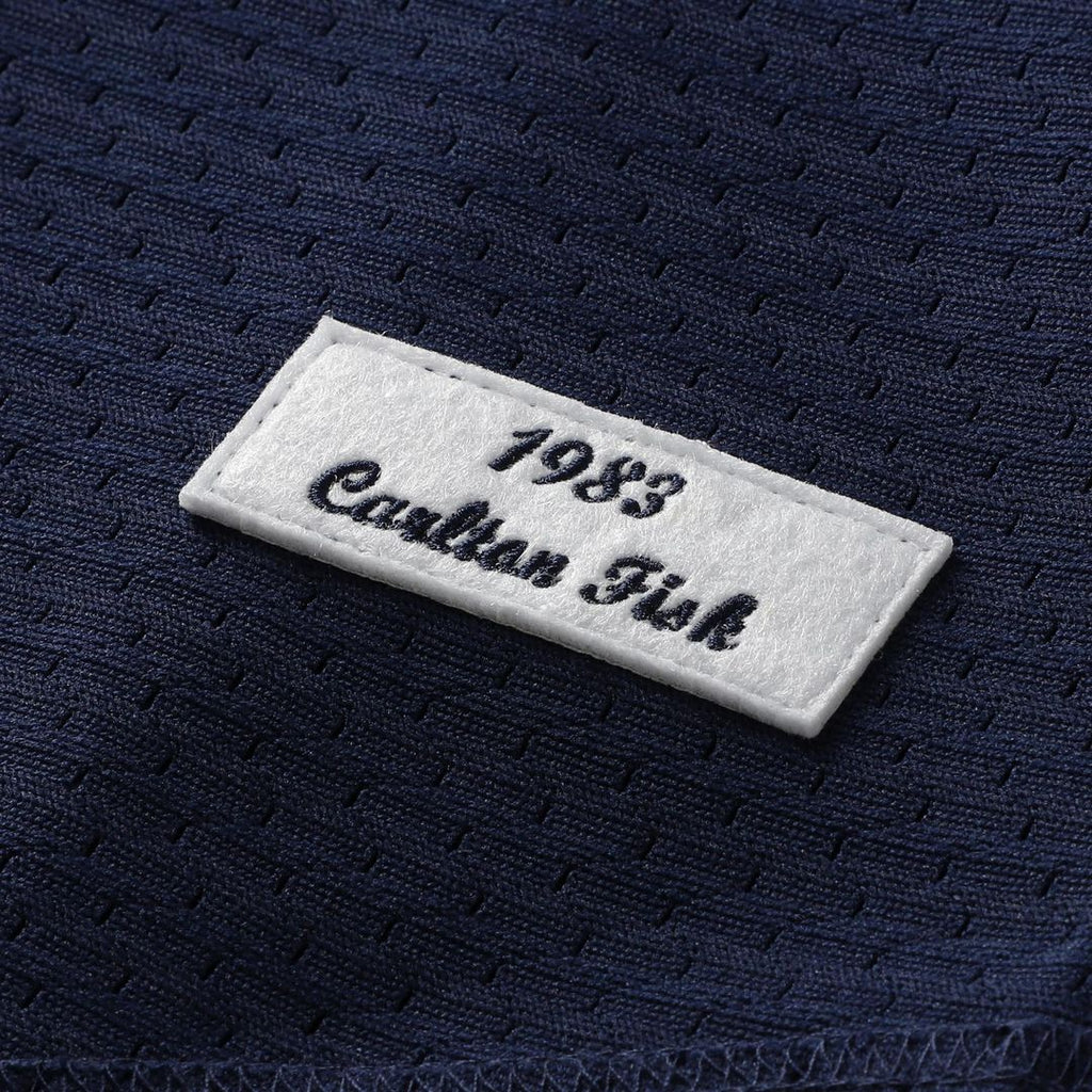 Men's Chicago White Sox Carlton Fisk Navy Batting Practice Jersey
