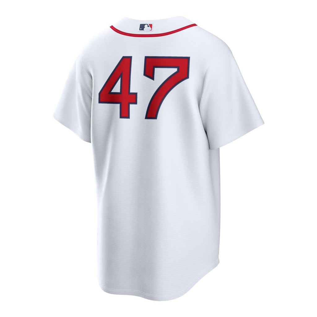 Men's Boston Red Sox Jovani Moran White Home Replica Jersey