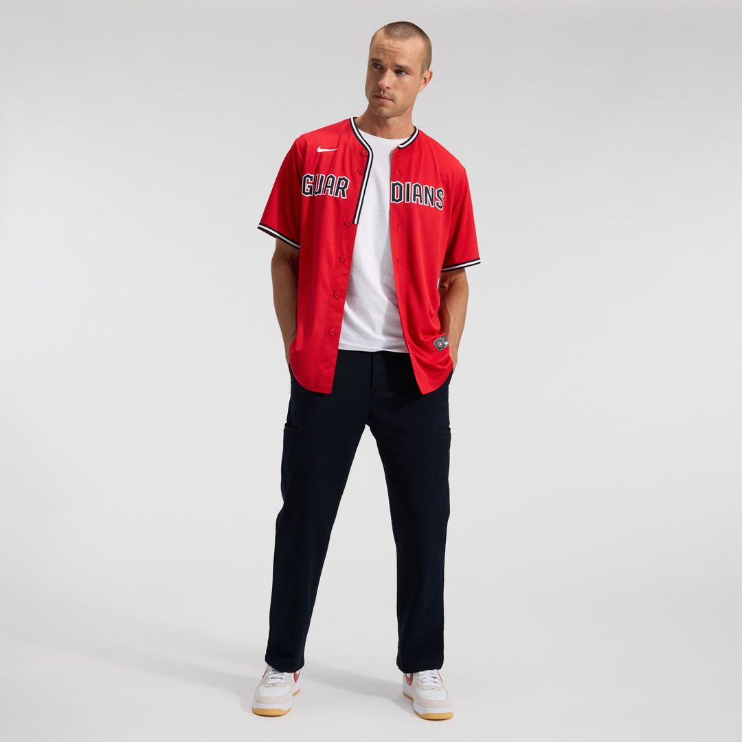 Men's Cleveland Guardians Red Alternate 2 Replica Jersey