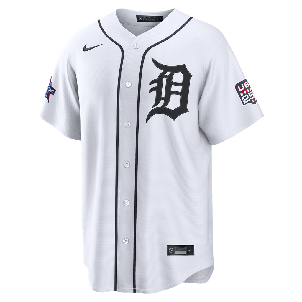 2026 All-Star Edition Stars & Stripes Men's Detroit Tigers Riley Greene White Stadium Jersey