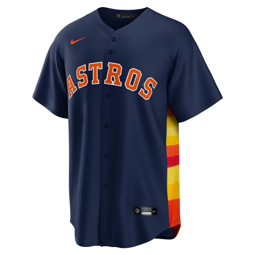 Men's Houston Astros Navy Alternate Replica Team Jersey