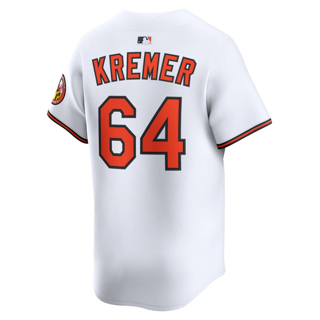 Men's Baltimore Orioles Dean Kremer White Home Player Jersey
