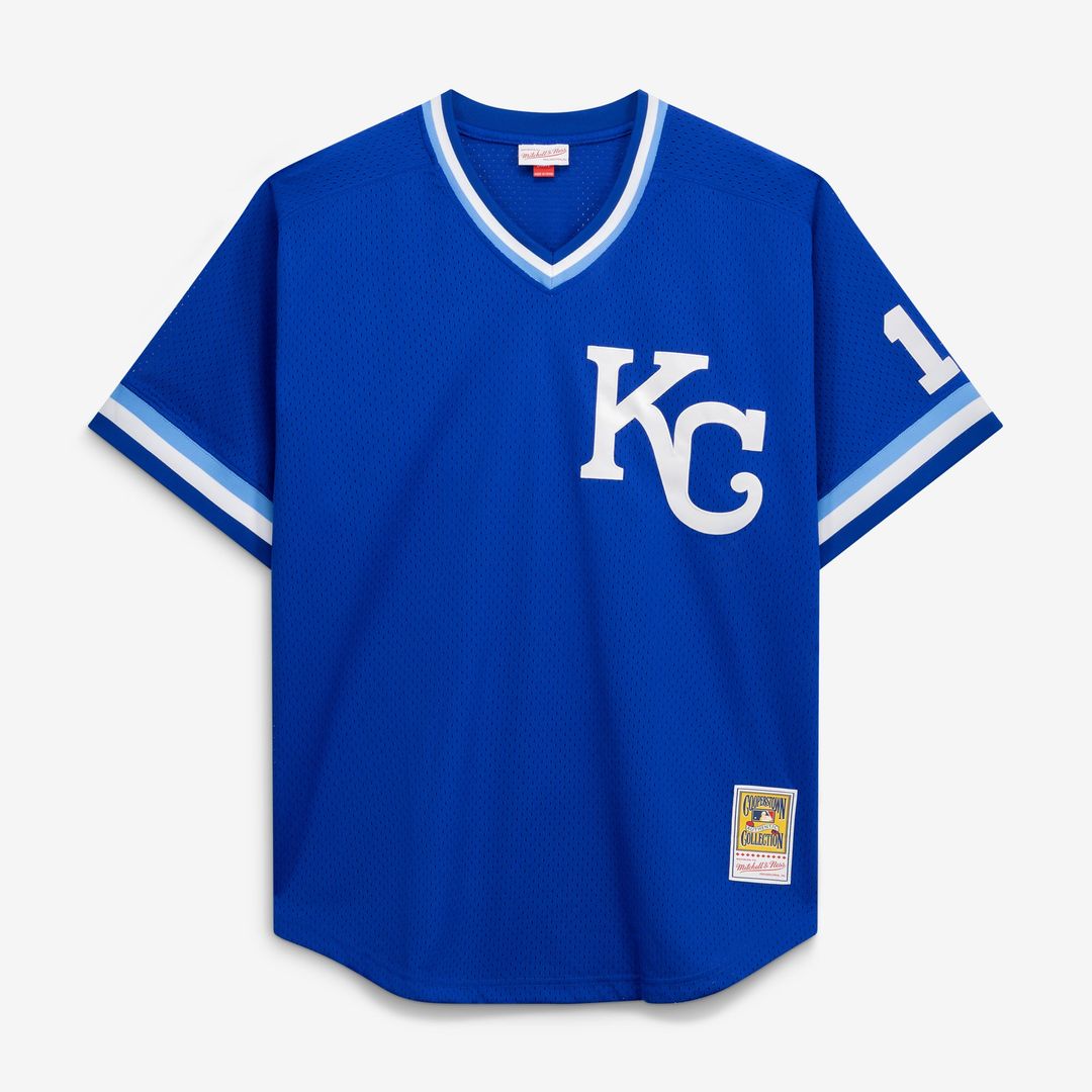 Men's Kansas City Royals Bo Jackson Royal Big & Tall Mesh Batting Practice Jersey