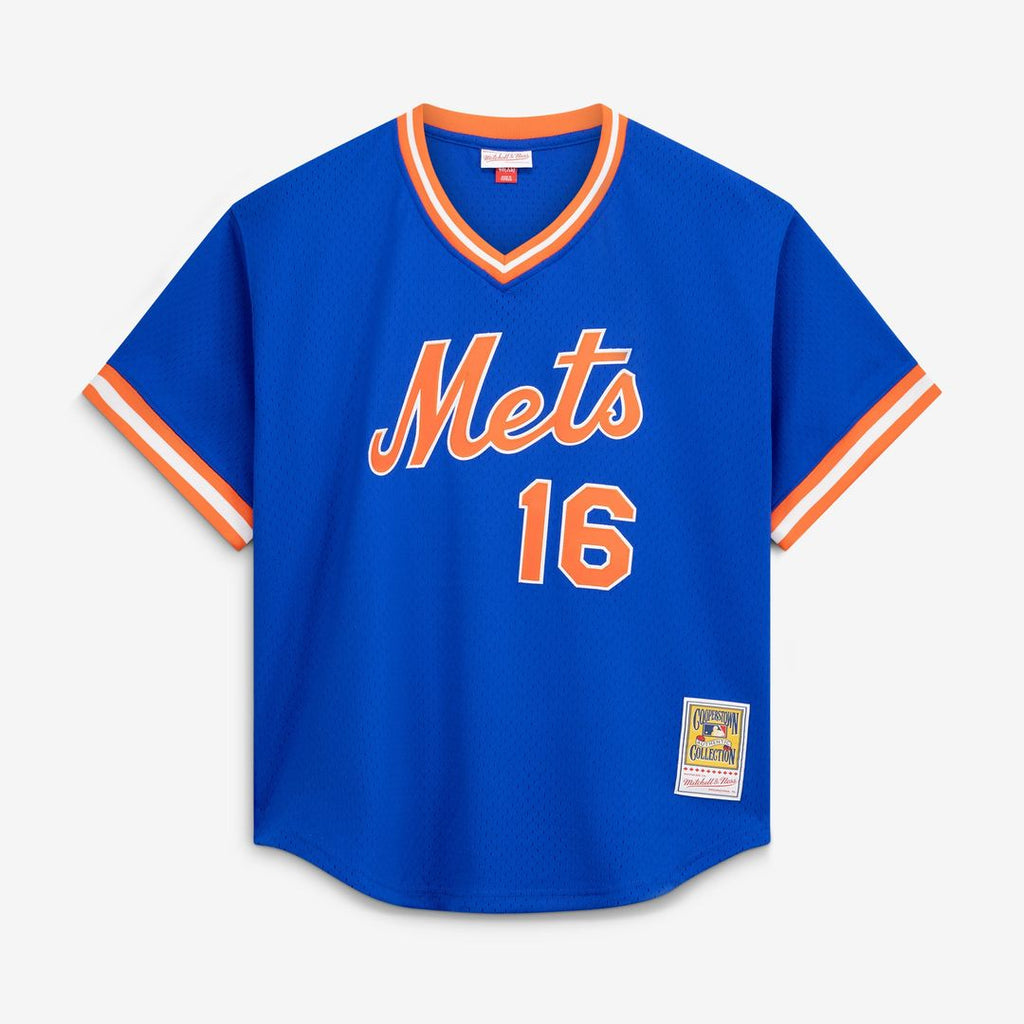 Men's New York Mets Dwight Gooden Royal Batting Practice Jersey