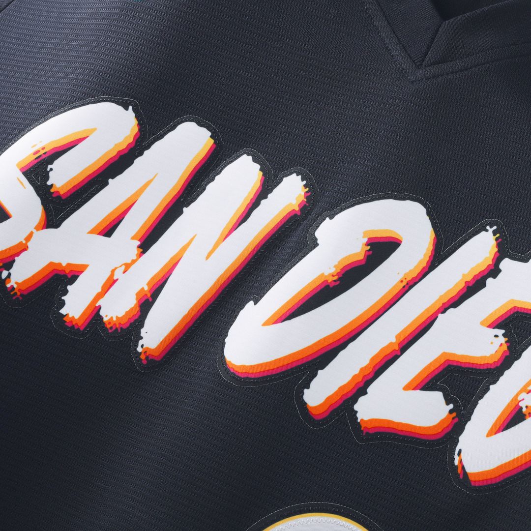 Men's San Diego Padres Fernando Tatis Jr. Obsidian 2026 City Connect Stadium Jersey