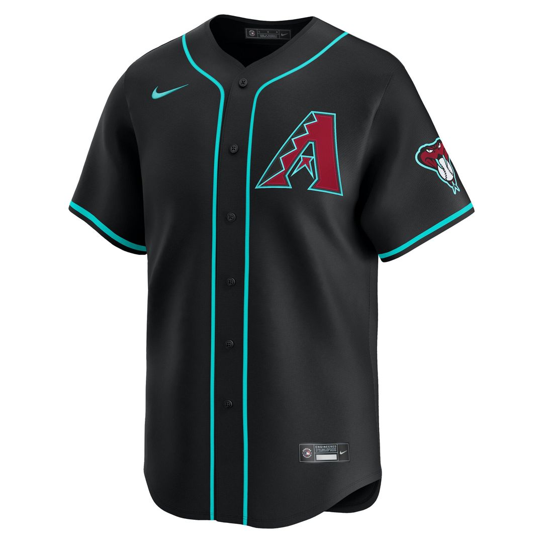 Men's Arizona Diamondbacks Corbin Carroll Black Alternate Player Jersey