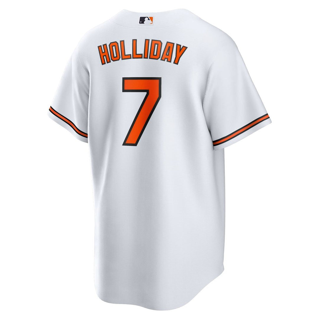Men's Baltimore Orioles Jackson Holliday White Home Replica Player Jersey