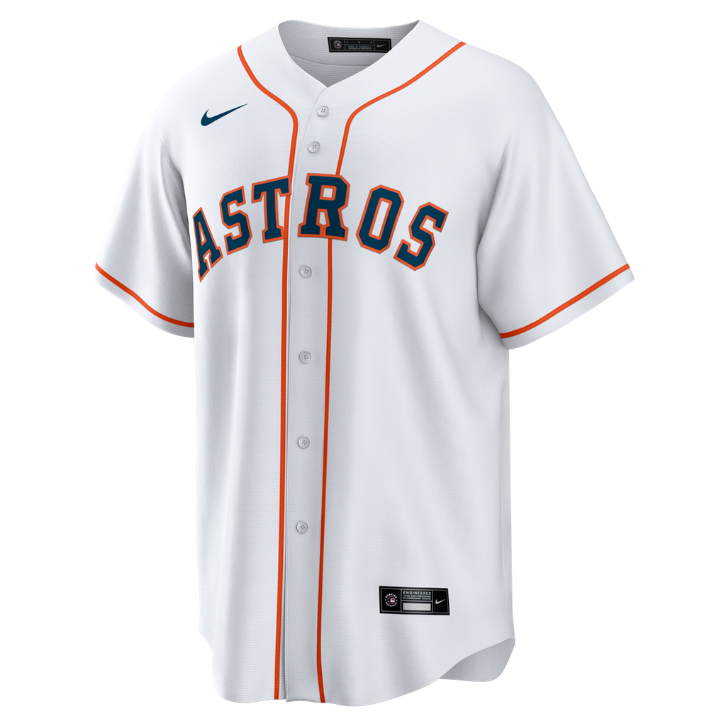 Men's Houston Astros White Home Big & Tall Replica Jersey