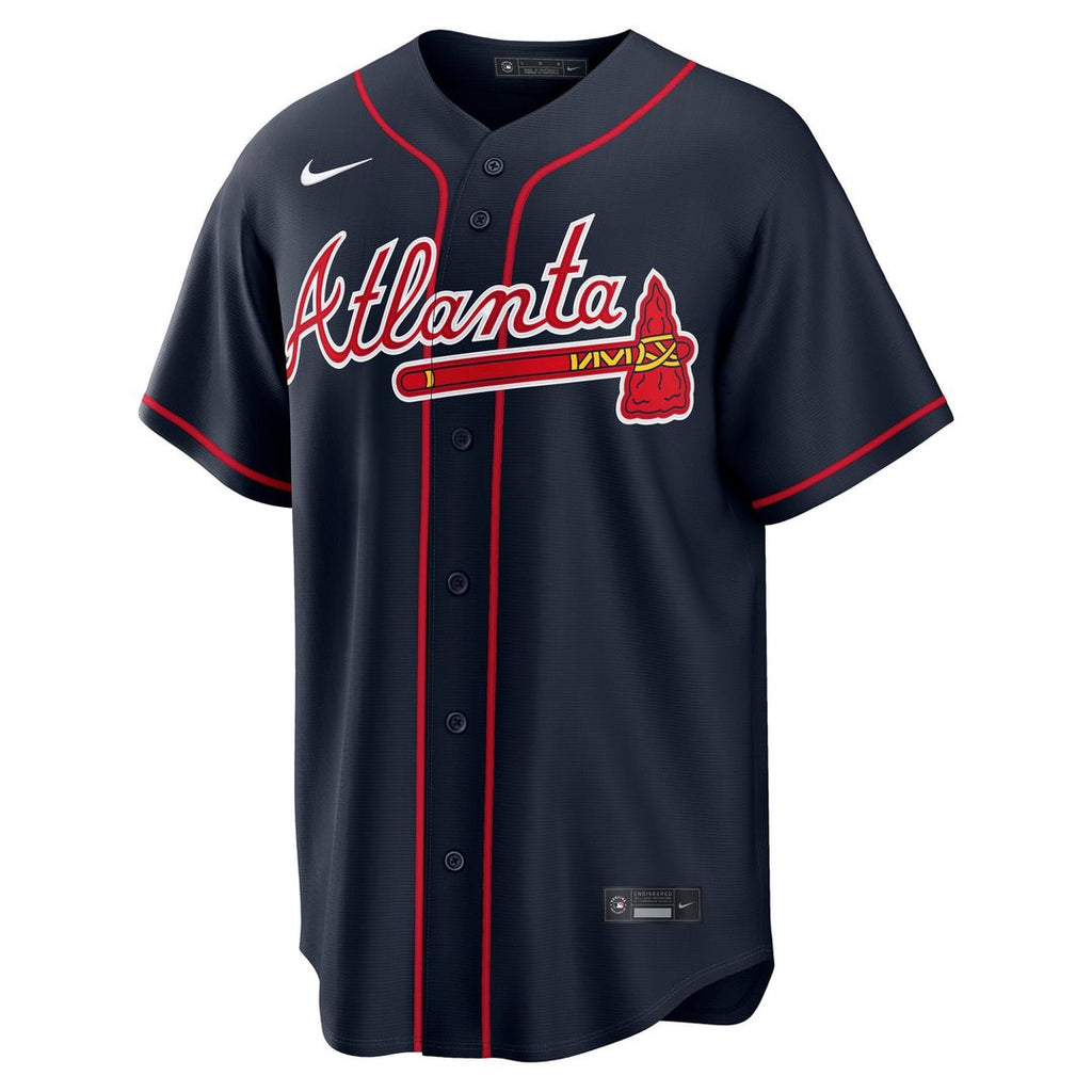 Men's Atlanta Braves Austin Riley White Home Replica Jersey