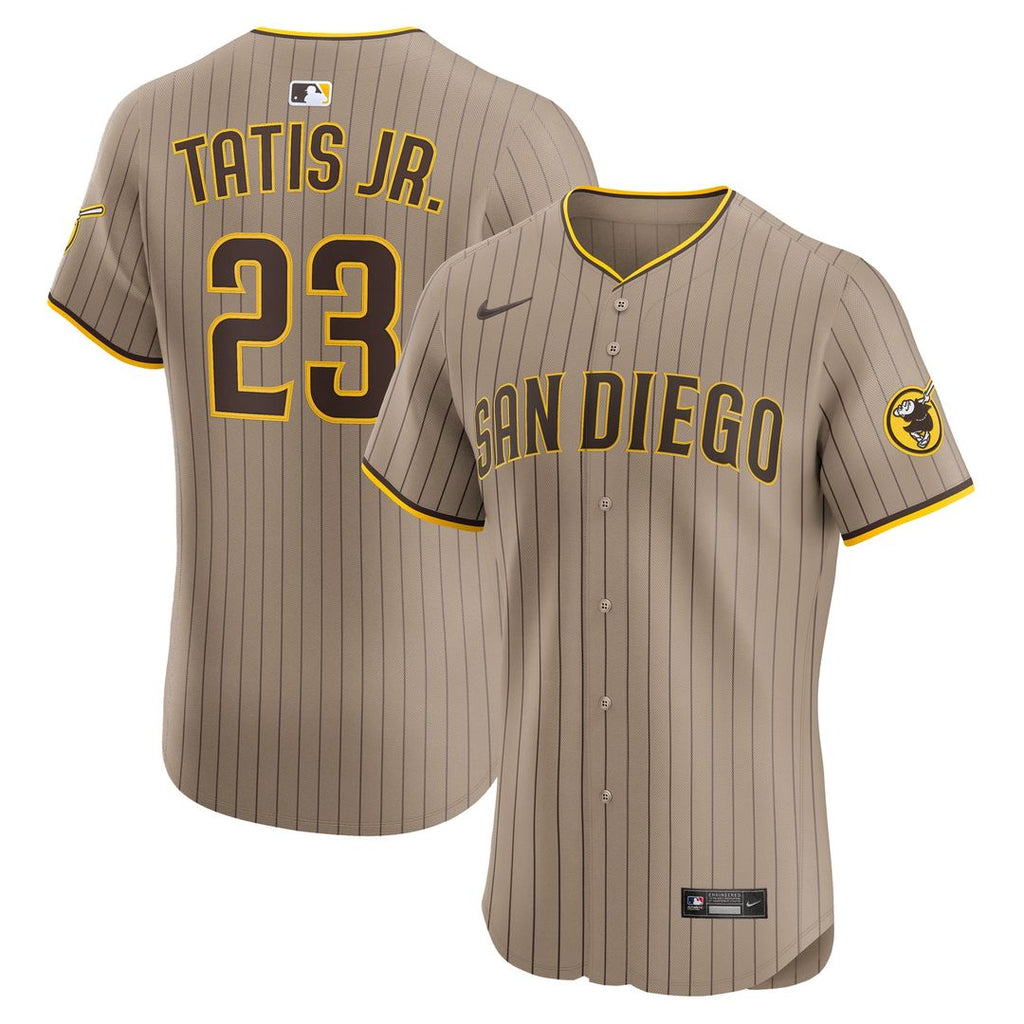 Men's San Diego Padres Fernando Tatis Jr. White Home Elite Jersey