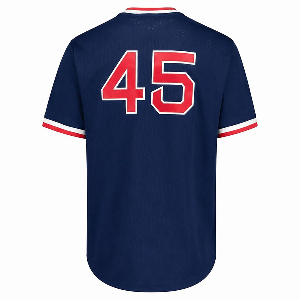 Men's Boston Red Sox Pedro Martinez Navy Big & Tall Mesh Batting Practice Jersey
