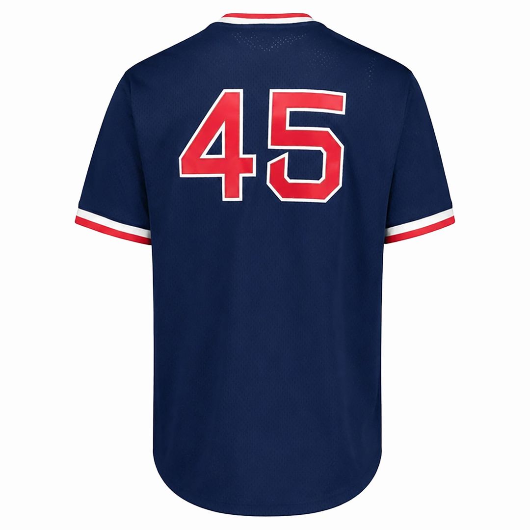 Men's Boston Red Sox Pedro Martinez Navy Big & Tall Mesh Batting Practice Jersey