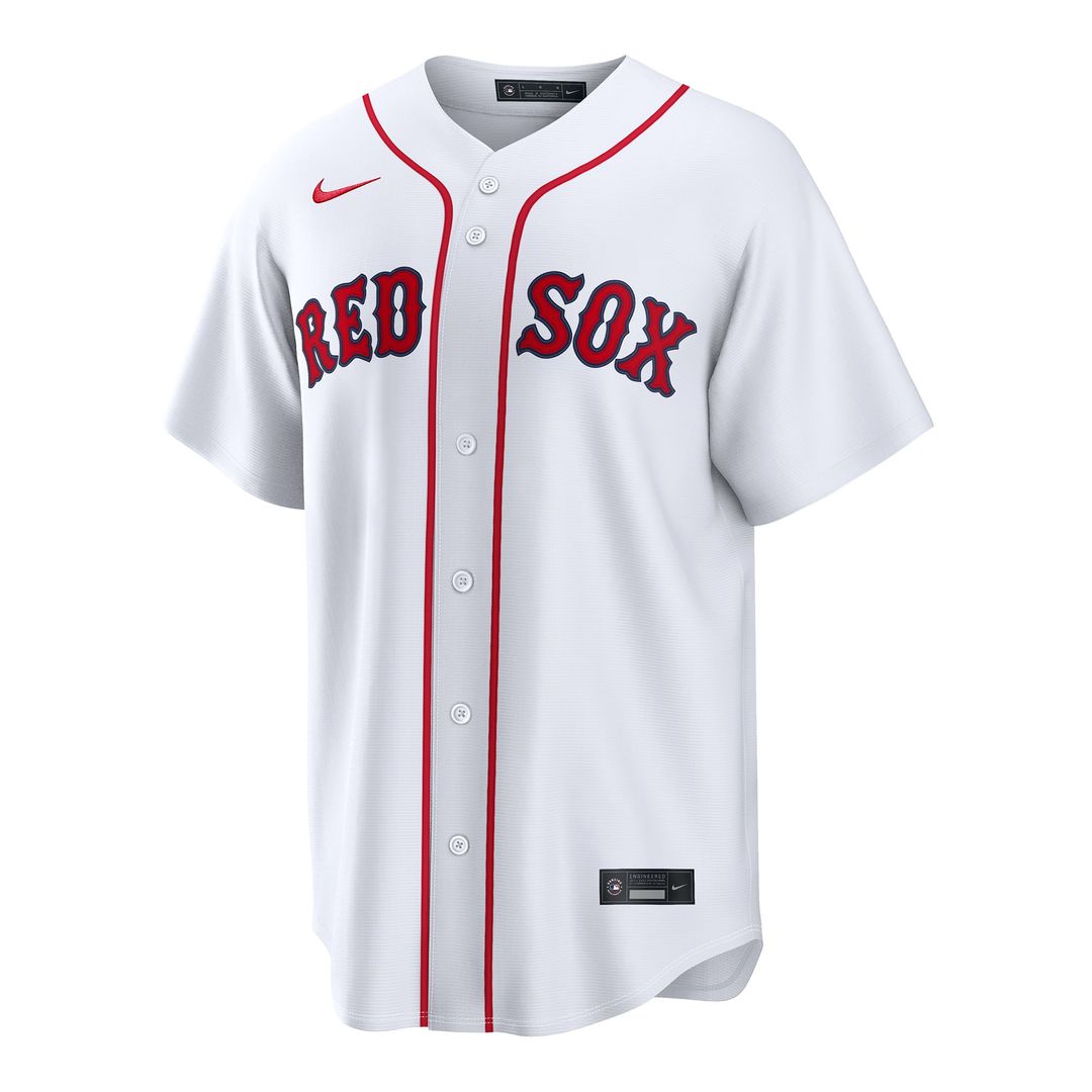 Men's Boston Red Sox Willson Contreras White Home Replica Jersey
