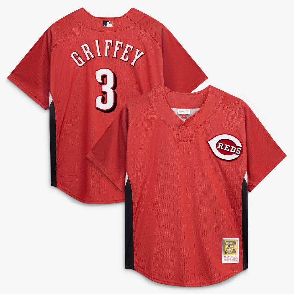 Men's Cincinnati Reds Ken Griffey Jr. it Red Batting Practice Jersey