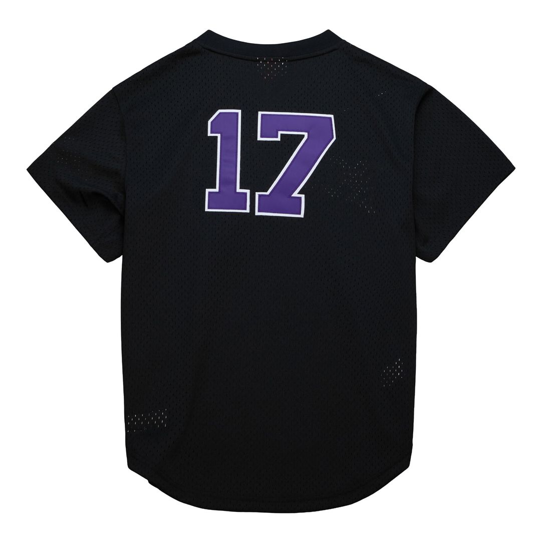 Men's Colorado Rockies Todd Helton Black Batting Practice Jersey
