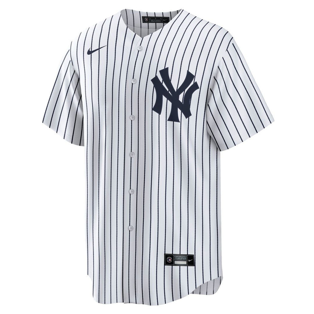 Men's New York Yankees Giancarlo Stanton White Home Replica Player Jersey