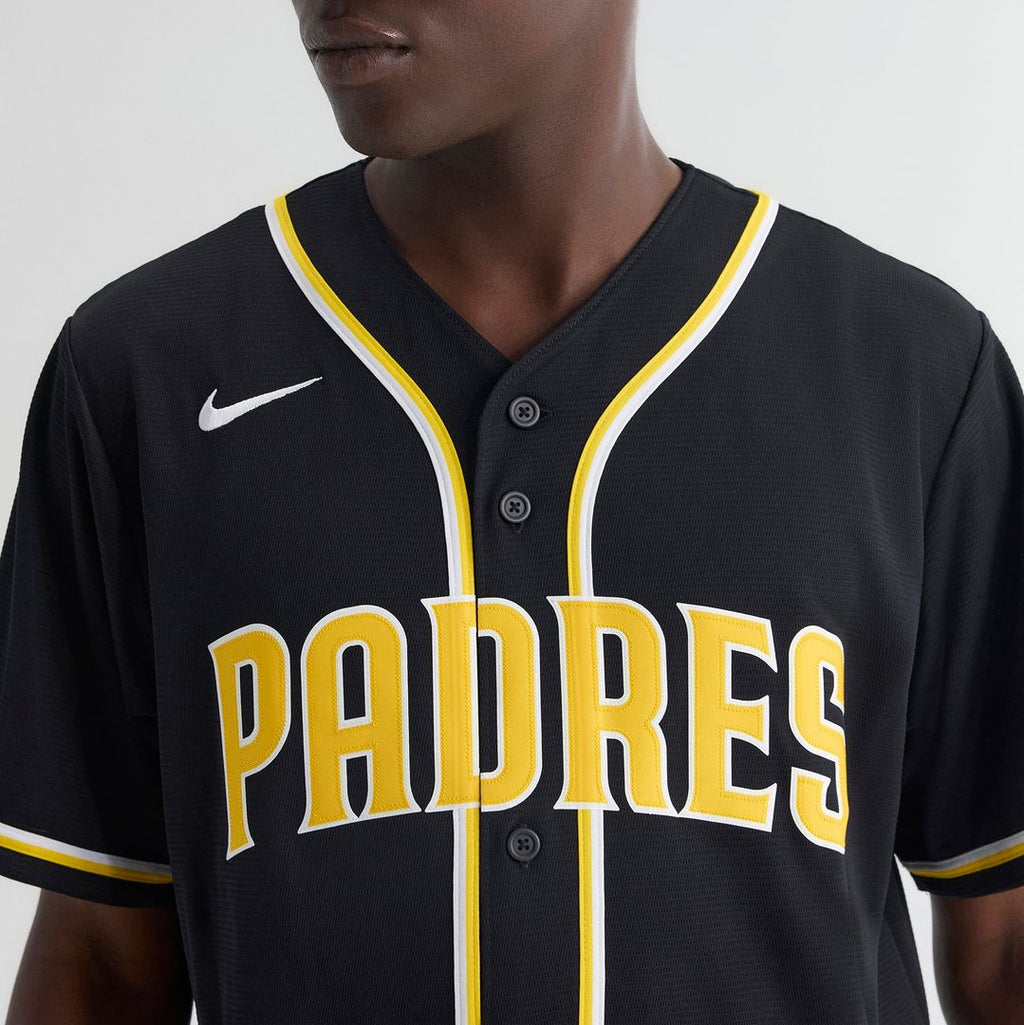 Men's San Diego Padres Fernando Tatis Jr. Fashion Replica Black Out Jersey