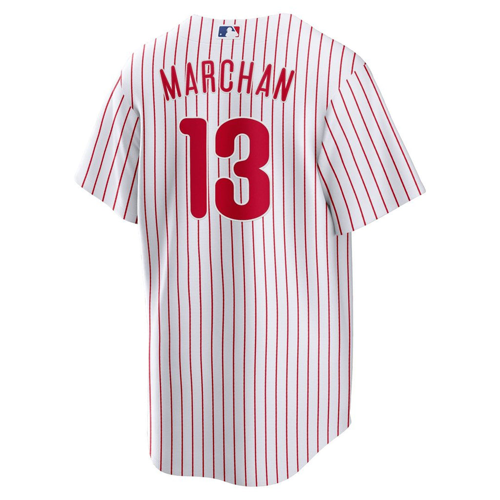 Men's Philadelphia Phillies Rafael Marchán White Home Replica Jersey