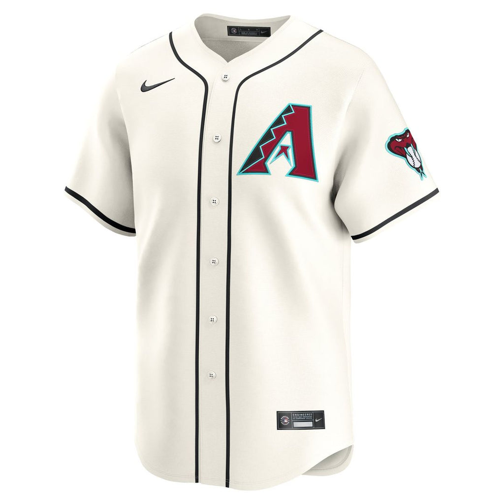 Men's Arizona Diamondbacks Geraldo Perdomo Cream Home Player Jersey