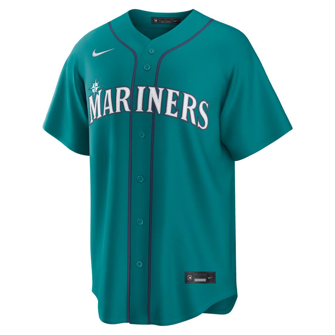 Men's Seattle Mariners Cal Raleigh Navy Road Replica Jersey