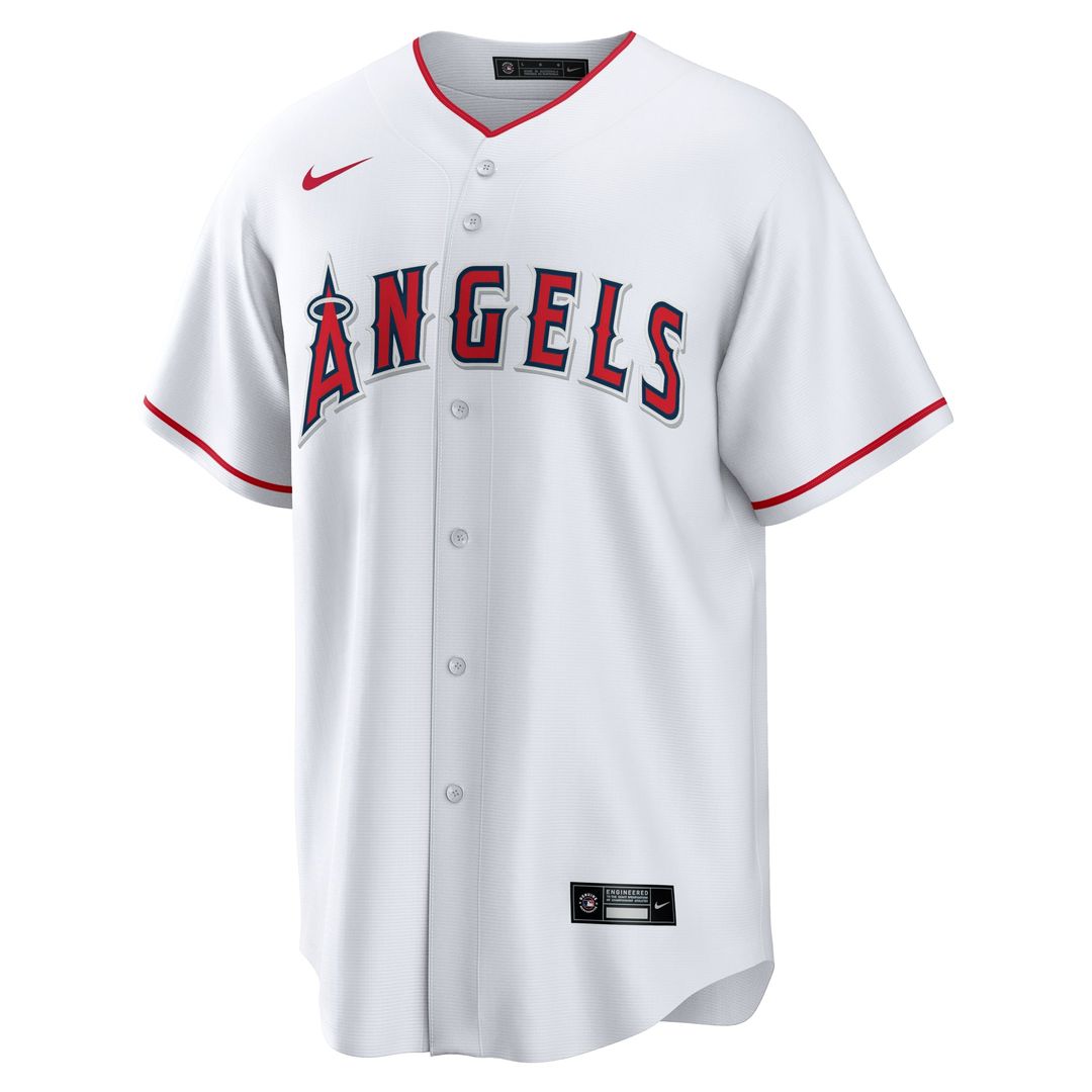 Men's Los Angeles Angels Yusei Kikuchi White Home Replica Jersey