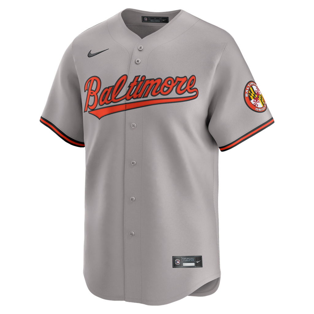 Men's Baltimore Orioles Gray Road Jersey